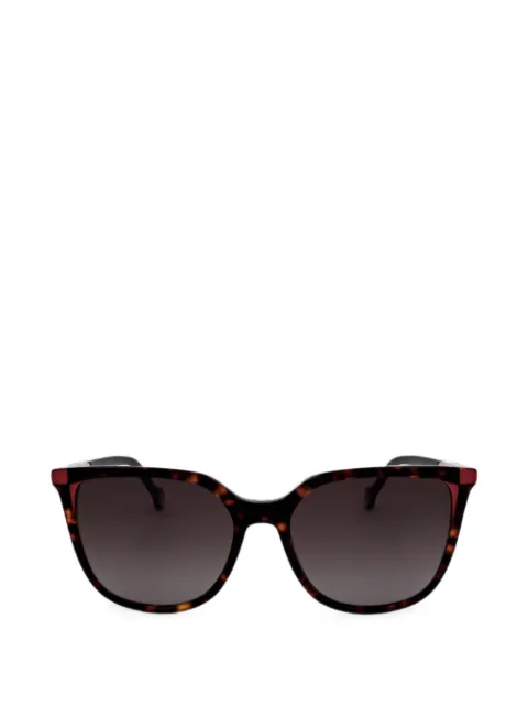 Carolina Herrera tortoiseshell-effect square-frame sunglasses Brown HER0140S