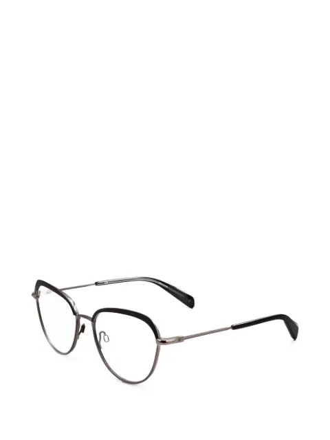 rag & bone geometric-frame glasses Black RNB3030GANS52