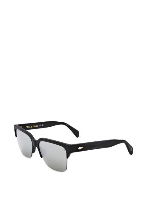 RAG & BONE EYEWEAR matte-finish square-frame sunglasses Black RNB5055GS