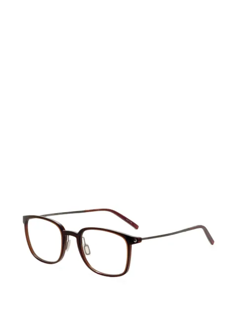 Porsche Design square-frame glasses Brown P838551C
