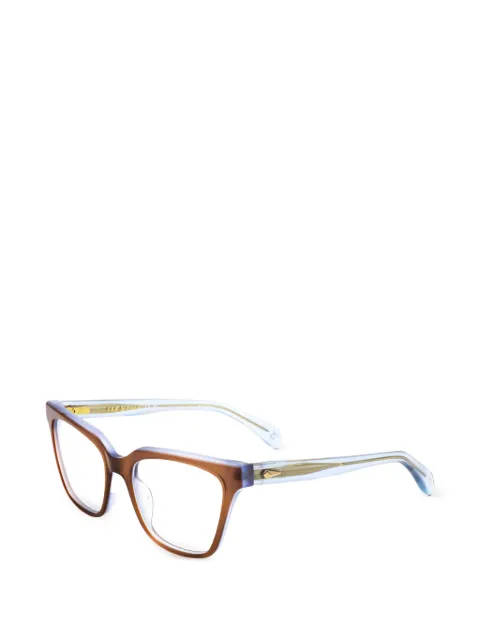 rag & bone square-frame glasses Brown RNB30573LG53