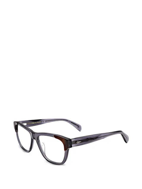 rag & bone rectangle-frame glasses Grey RNB7061GACI55