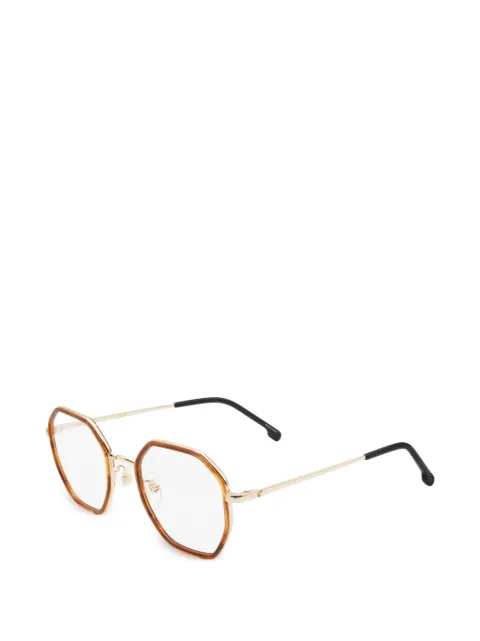 Carrera geometric-frame glasses Brown CARRERA3034EX451
