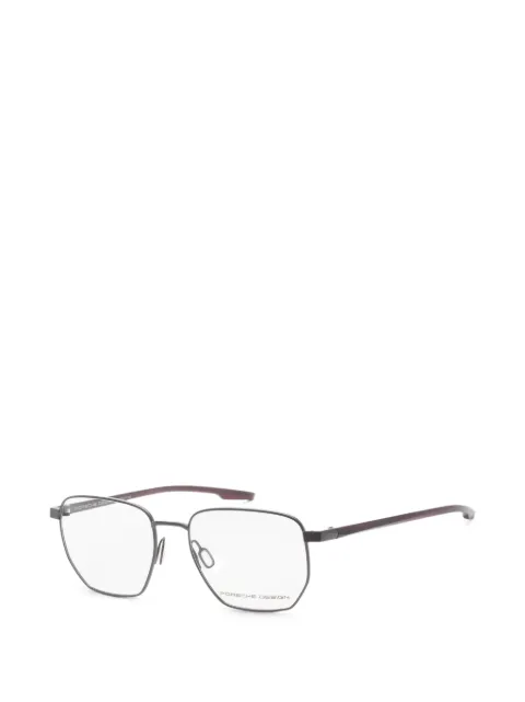Porsche Design geometric-frame glasses Grey P877055C000