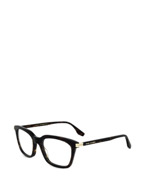 Marc Jacobs tortoiseshell-effect square-frame glasses Brown MARC57008652