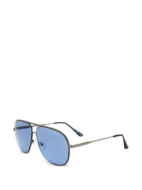 GUESS EYEWEAR pilot-frame sunglasses Grey GF020808V60