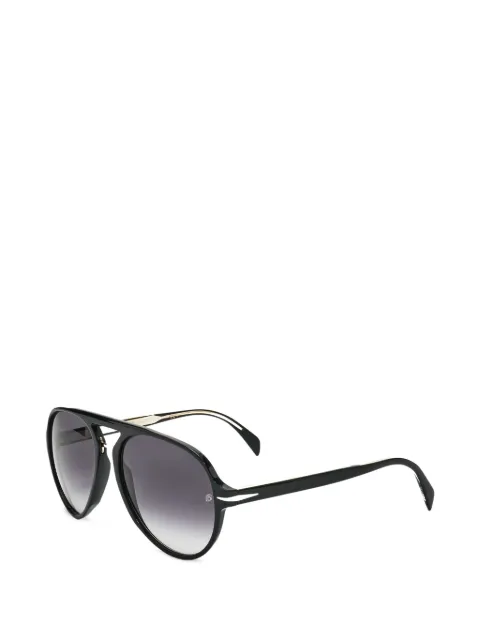 Eyewear by David Beckham pilot-frame sunglasses Black DB7005S80757