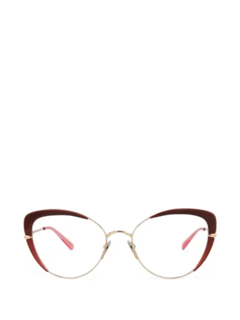 Pomellato cat-eye frame glasses Red PM0125O30014246004