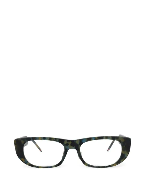 Thom Browne Eyewear Novelty tortoiseshell-effect glasses Blue TBX417