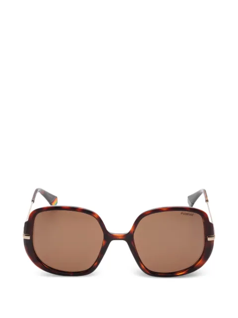 Polaroid tortoiseshell-effect square-frame sunglasses Brown PLD6181S0086SP