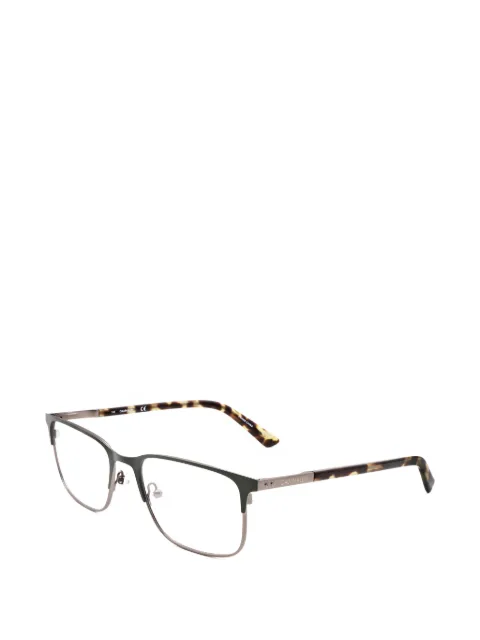 Calvin Klein matte rectangle-frame glasses Grey CK1931230755