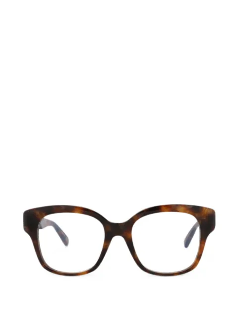 Pomellato tortoiseshell-effect square-frame glasses Brown PM0121O30014239002