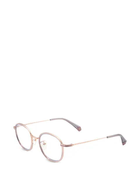 Polaroid round-frame glasses Gold PLDD366FLTA48