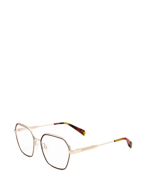 rag & bone geometric-frame glasses Gold RNB3072G08453