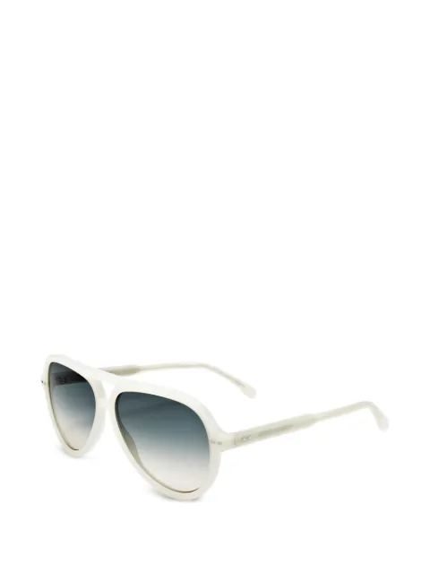 Isabel Marant Eyewear pilot-frame tinted sunglasses White IM0006SSZJ59