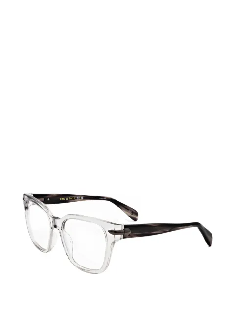 rag & bone square-frame glasses Neutrals RNB3070GKB755
