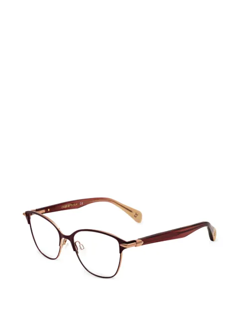 rag & bone geometric-frame glasses Purple RNB3049LHF52