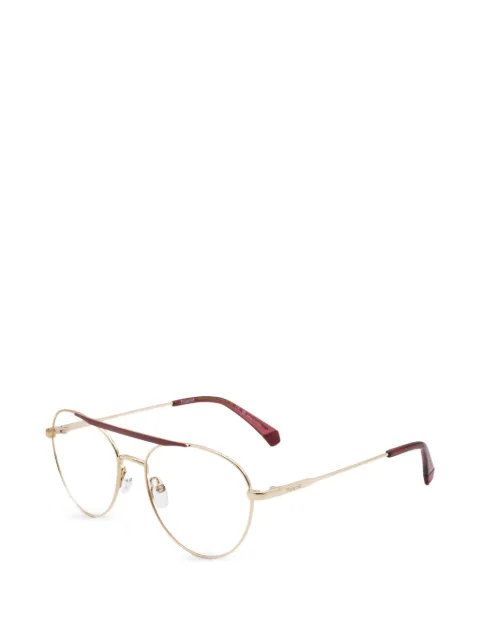 Polaroid pilot-frame glasses Gold PLDD513EYR55