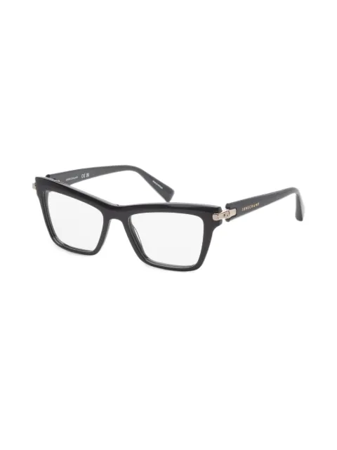Longchamp rectangle-frame glasses Black LO2766N00153