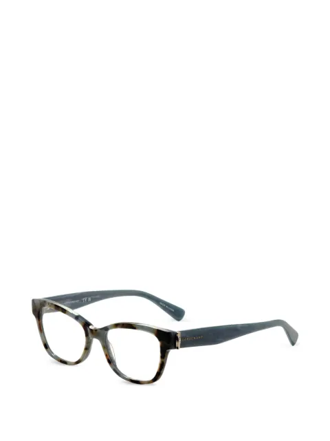 Longchamp tortoiseshell-effect rectangle-frame glasses Brown LO271340451