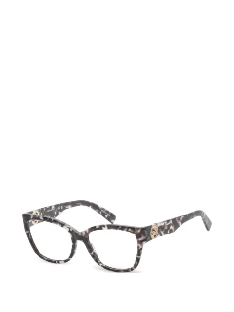 Longchamp tortoiseshell-effect square-frame glasses Grey LO2712005