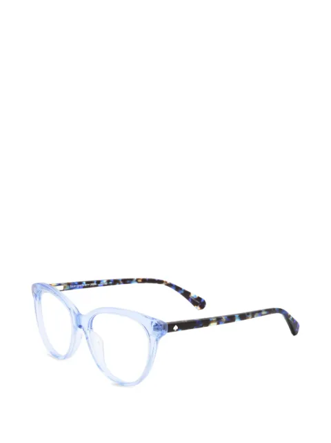 Kate Spade tortoiseshell-effect cat-eye glasses Blue PARISZI948