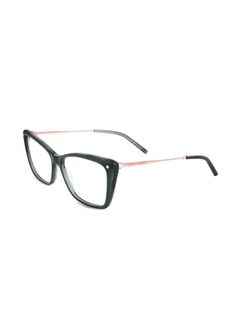 Carolina Herrera glitter-effect cat-eye glasses Green HER0155