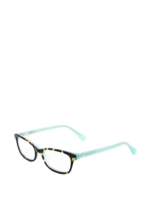 Kate Spade tortoiseshell-effect rectangle-frame glasses Blue ABBEVILLE