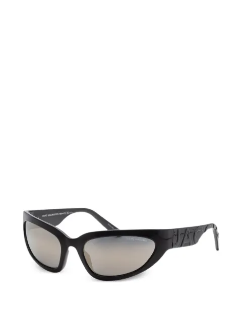 Marc Jacobs logo-embossed sunglasses Black MARC738S08A61