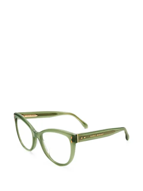 ISABEL MARANT cat-eye frame glasses Green IM0089