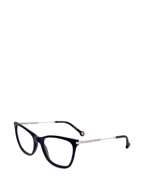 Carolina Herrera glitter-embellished cat-eye glasses Black HER015180754