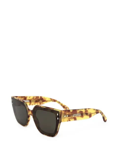 Isabel Marant Eyewear tortoiseshell-effect square-frame sunglasses Brown IM0170SC