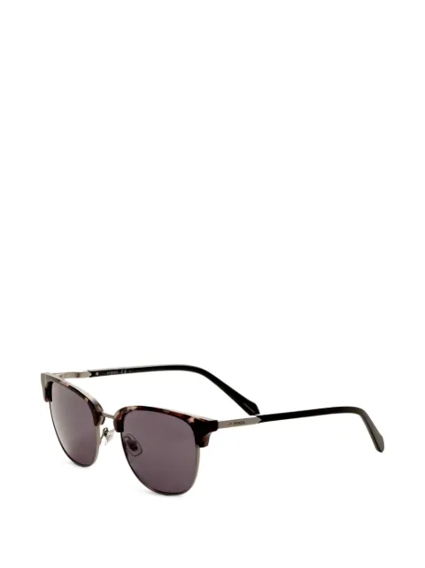 FOSSIL tortoiseshell-effect browline sunglasses Brown FOS2113GS8RH51
