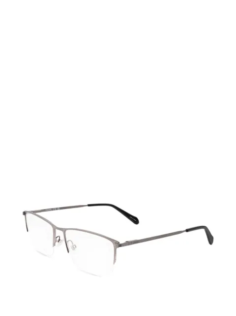 FOSSIL rectangle-frame glasses Silver FOS7161GR8056