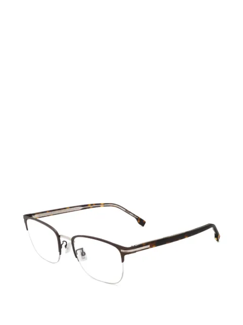 BOSS browline-frame glasses Brown BOSS1729