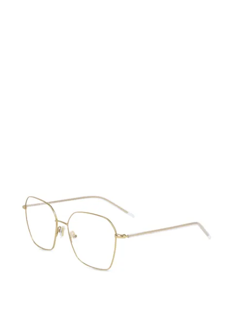 BOSS geometric-frame glasses Gold BOSS139800054