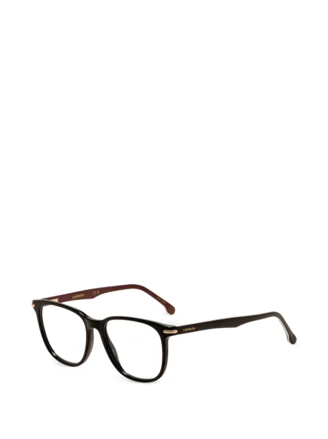 Carrera striped rectangle-frame glasses Black CARRERA308