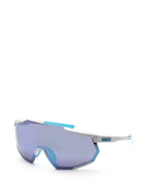 100% Eyewear Racetrap 3.0 shield-frame sunglasses White 6000400007