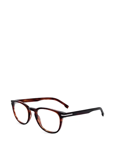 BOSS wayfarer-frame glasses Brown BOSS1601EX451