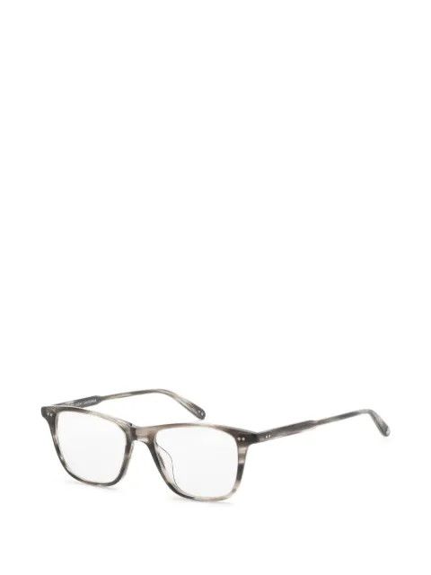 Garrett Leight Hayes rectangle-frame glasses Grey 114150