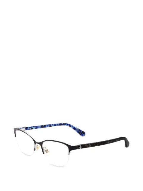 Kate Spade Adalina logo-plaque glasses Black ADALINAF2G51