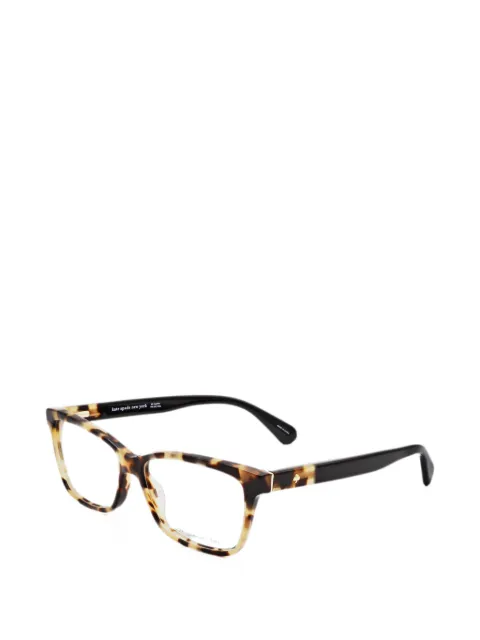 Kate Spade tortoiseshell-effect rectangle-frame glasses Brown CAMBERLY58153