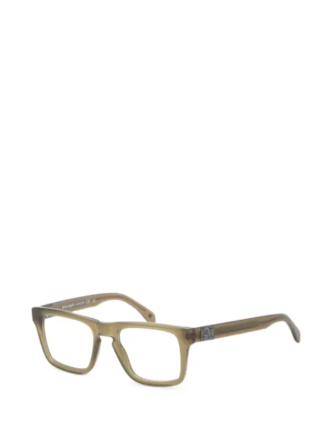 Palm Angels Eyewear Style 7 square-frame eyeglasses Green PERJ007F24PLA001590053