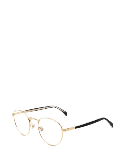 Eyewear by David Beckham round-frame glasses Gold DB1127RHL51