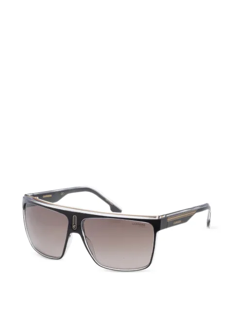 Carrera logo-lettering rectangle-frame sunglasses Black CAR22N