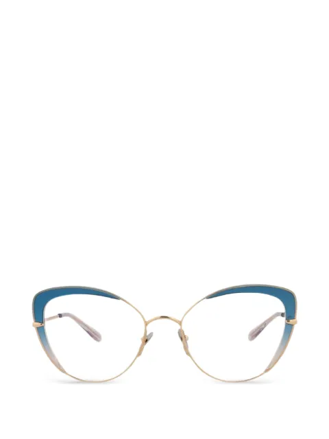 Pomellato cat-eye frame glasses Gold PM0125O30014246