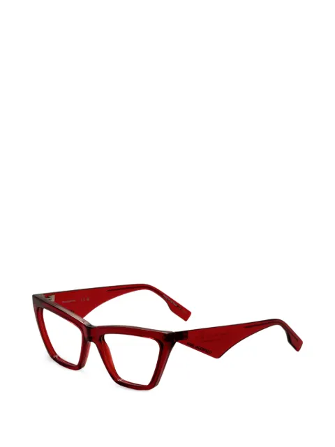 Karl Lagerfeld geometric-frame glasses Red KL619560054