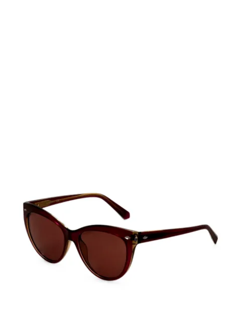 Swarovski Eyewear crystal-embellished cat-eye sunglasses Black SK01285601B