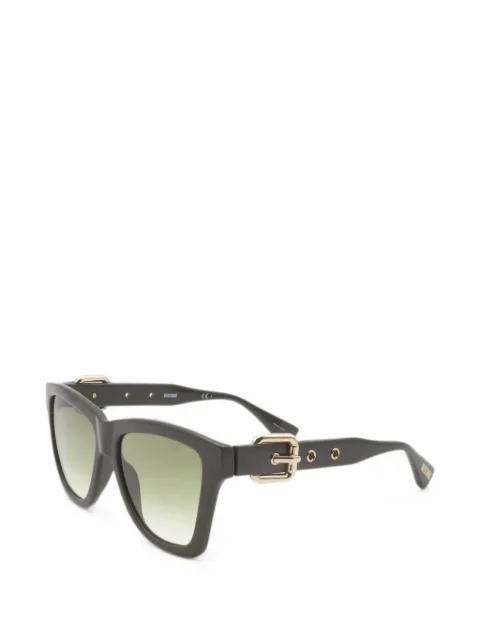 Moschino Eyewear buckle-detail square-frame sunglasses Black MOS131S