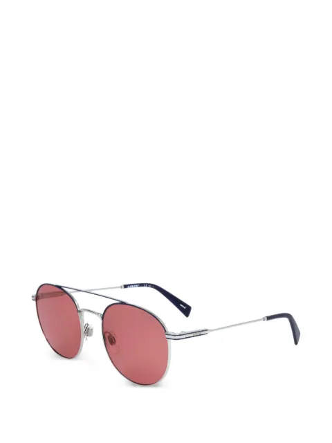 Levi's round-frame palladium-plated sunglasses Silver LV1013S